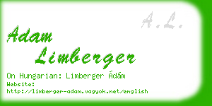 adam limberger business card